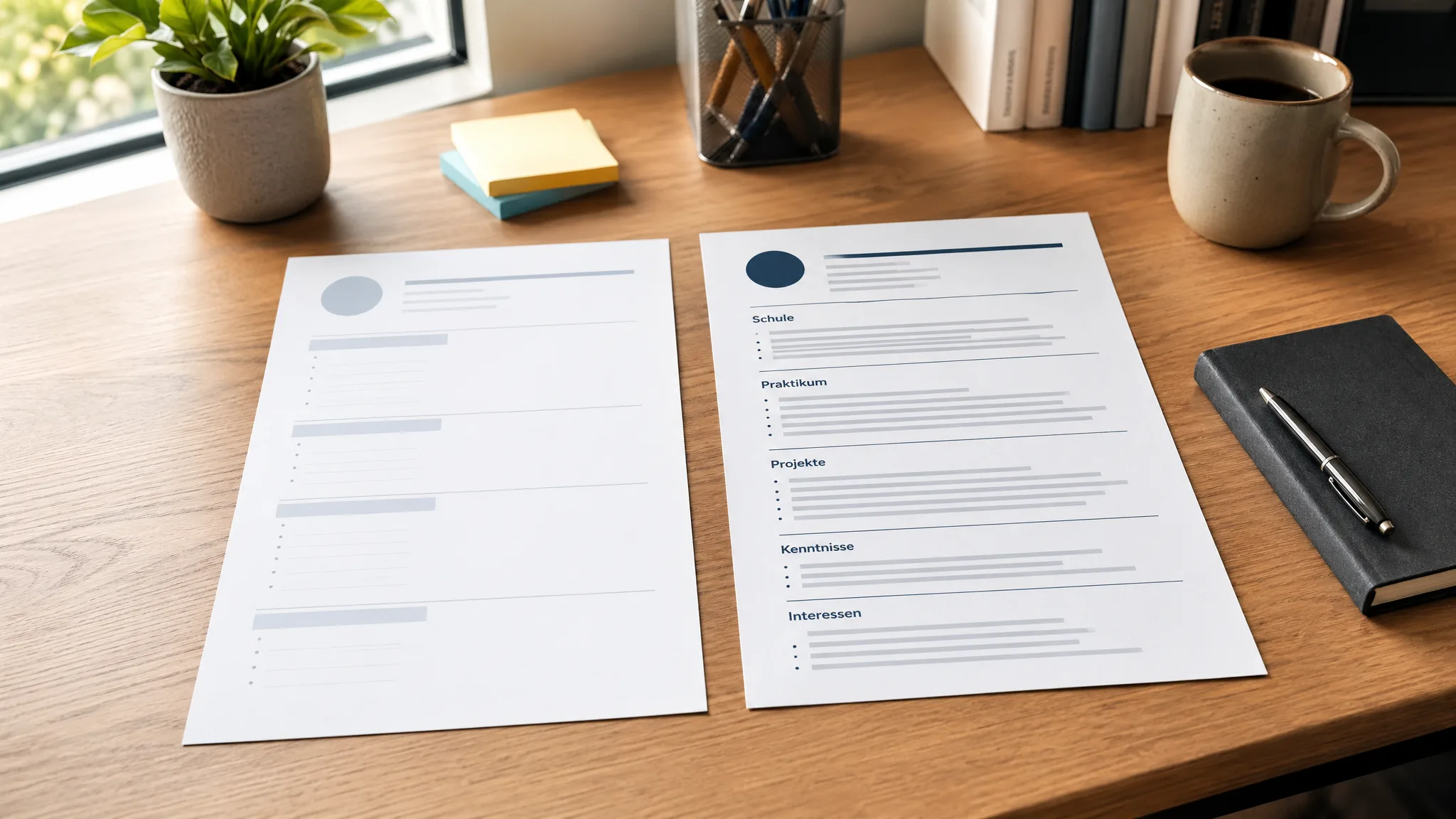 Lebenslauf ohne Berufserfahrung sinnvoll mit Schule und Kenntnissen füllen.